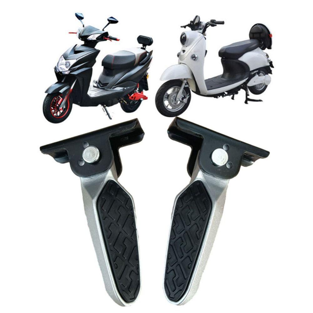 Thickened Aluminum Zinc Zinc Alloy Universal Foot Rest Pedal Foldable Footrest  Vehicles Accessories