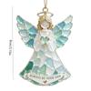 Snowflake Sea Glass Hanging Ornament Christmas Tree Christmas  Xmas Decoration  Xmas Party