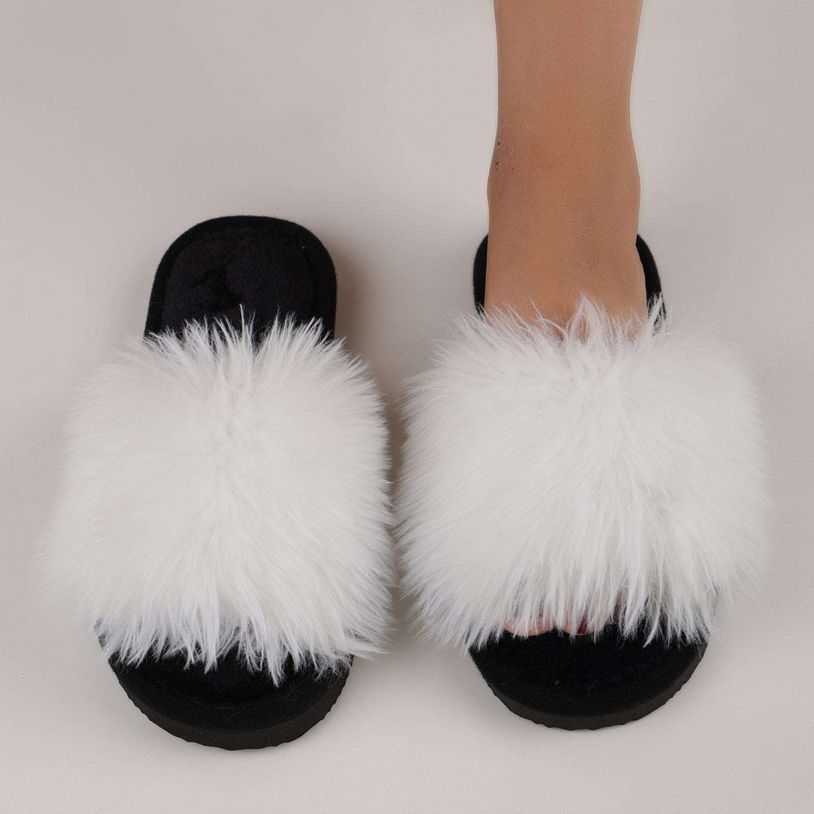 

Women s Cotton Slippers For And Winter Homewear For Couples Warm And Cosy For Home Use Plush And Soft 38 чорний