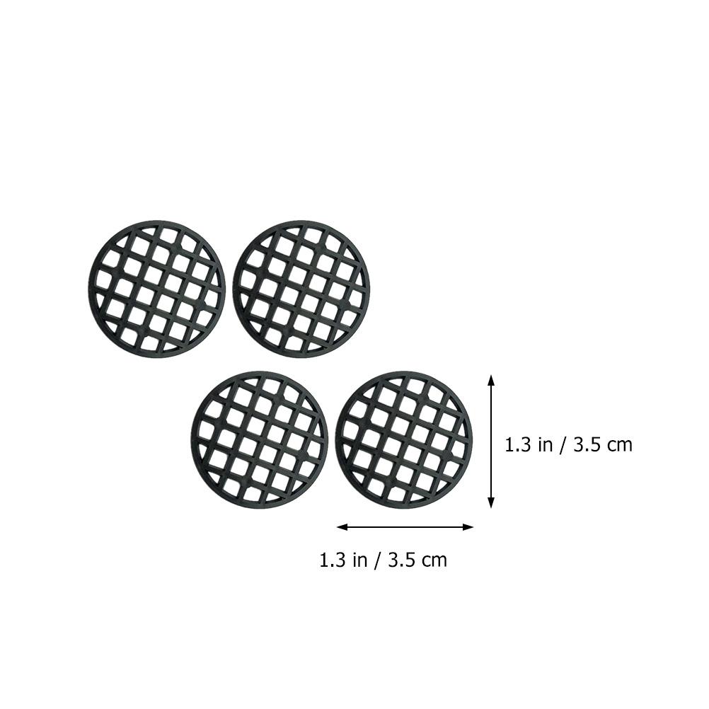 

1Set Pot Mesh Pads Plastic Flowerpot Hole Grid Mats Improve Root Airflow Prevent Soil Loss Reusable Eco Friendly чорний