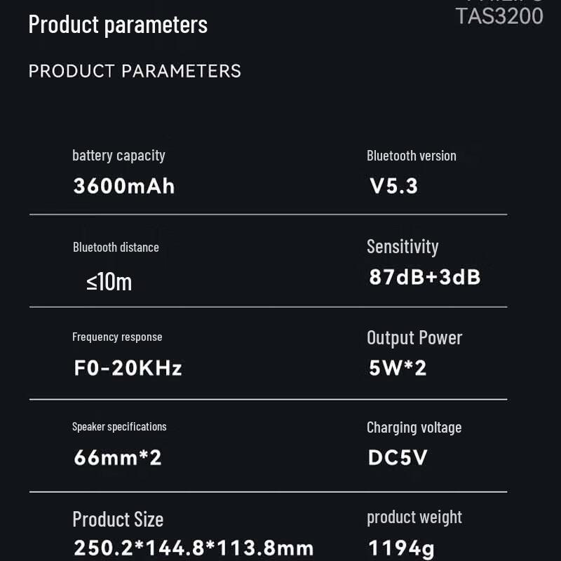 Philips TAS3200 Portable Bluetooth Speaker