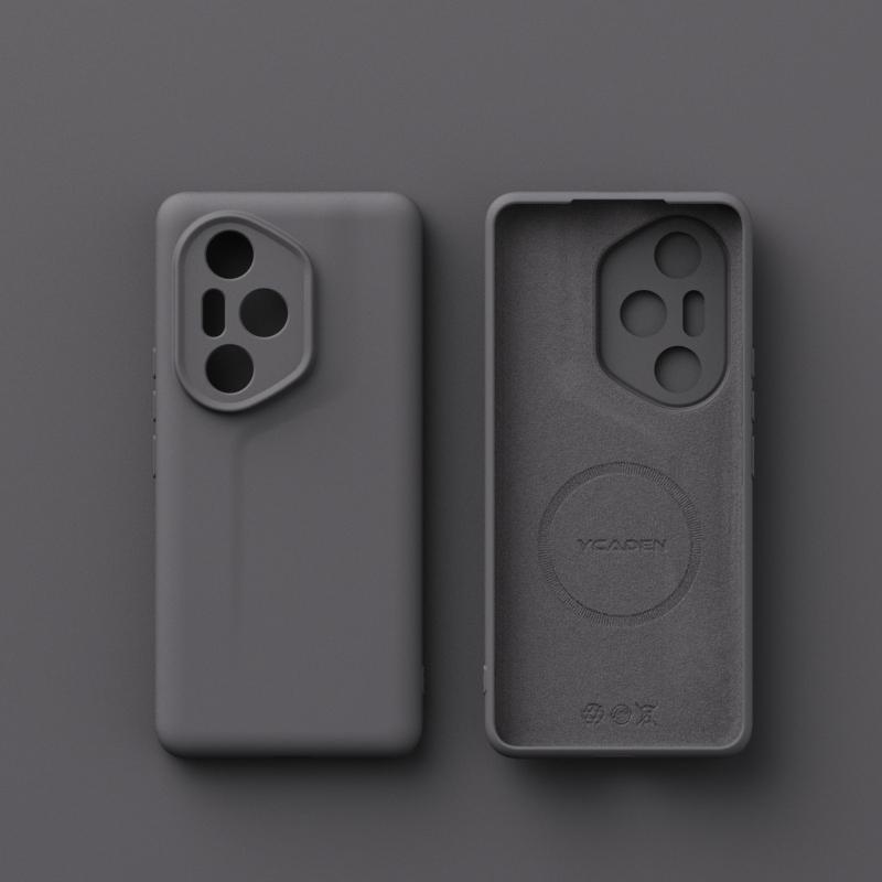 For Wireless Charge Magsafe Soft Liquid Silicone Phone Case For Huawei Honor 300 200 Pro 90 70 50 Magnetic Slim Protection Cover