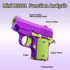 Stress Relief ABS Plastic Mini 1911 3D Printed Gravity Fidget Gun Pistol Toy Gift Promotional Toy for Boys Kids