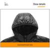 Men's Lightweight Solid Color Down Jacket - Warm, Short, Casual, Versatile for Autumn/Winter.