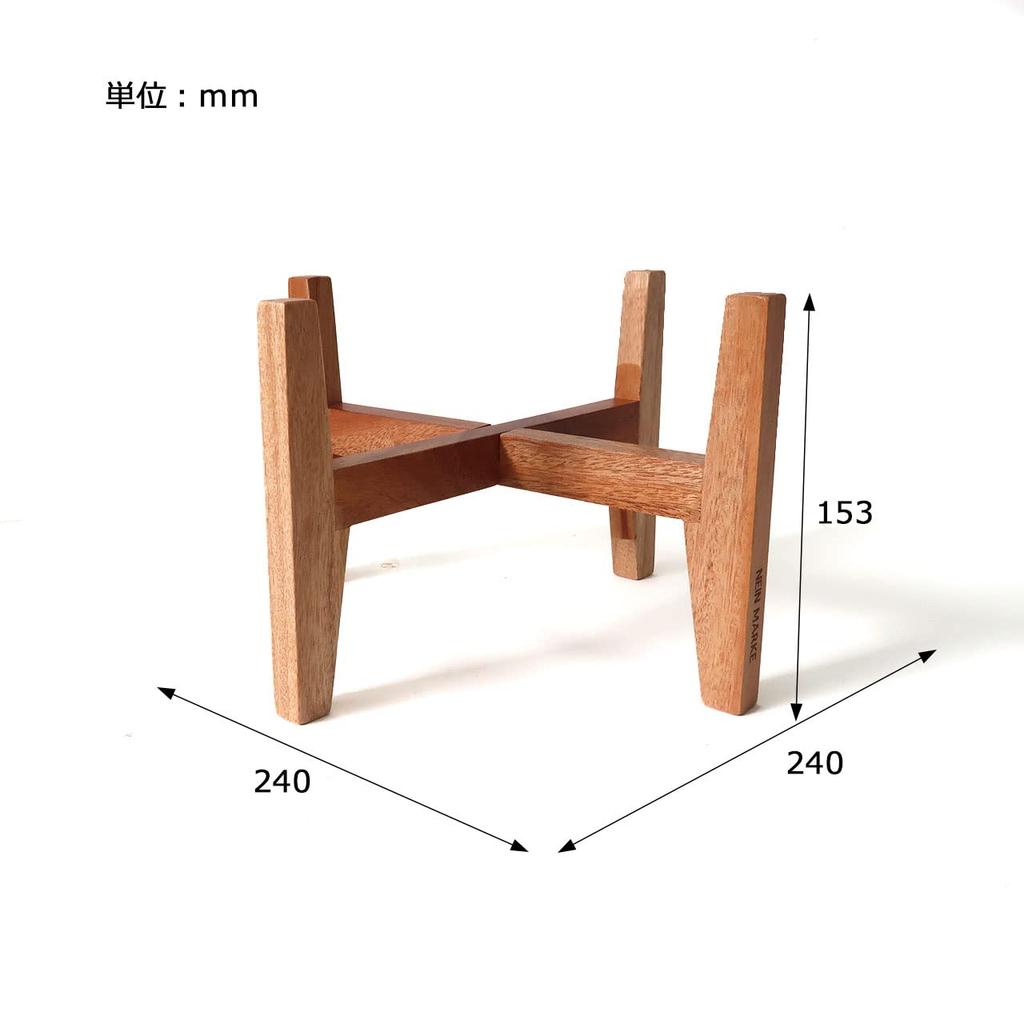 03 Pot Stand L Low Type 24 X Depth 24 X Height Cm Recommended for Pots Up To 20 Cm In Diameter Flower Stand Planter Stand Flower Pot Stand 15.3