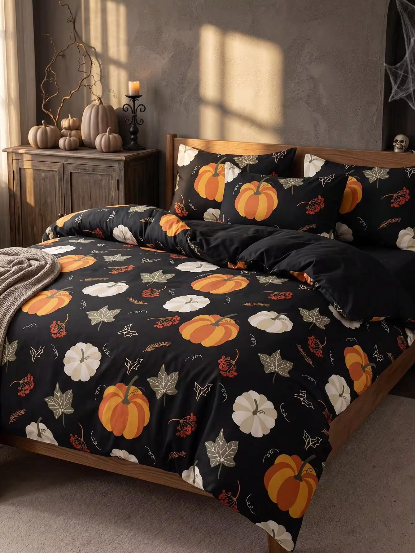 3 gab. Hallowīna palagu komplekts, vienas
