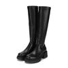 Barbara Basic Chunky Mold Long Boots 5.5cm Bbf854bk