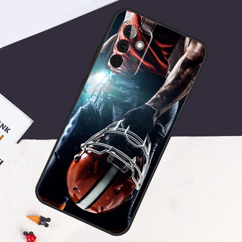 American Football Case For Samsung Galaxy A05 A06 A26 A16 A56 A36 A22 A32 A52 A54 A34 A14 A55 A15 A53 A33 A35