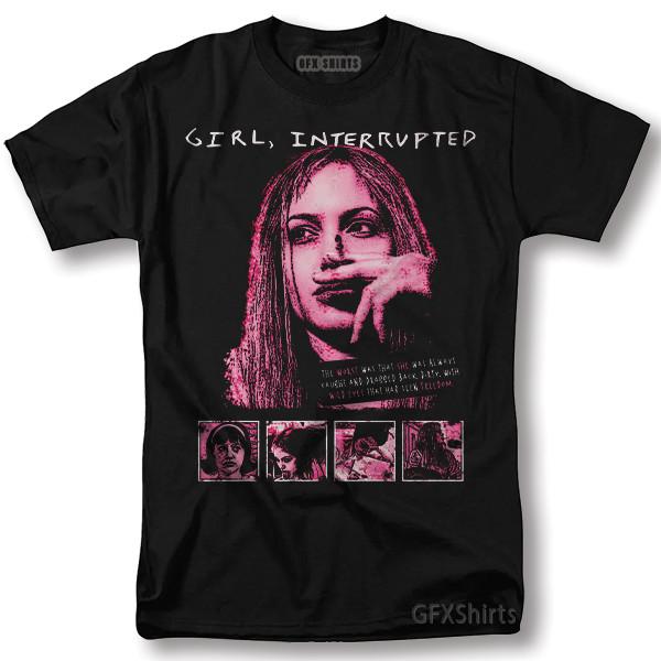 Girl Interrupted Shirt Angelina Jolie Classic Movie Graphic Design T-Shirt Unisex T-Shirt