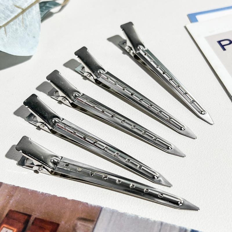 

Hair Root Fluffy Hair Clips Seamless Hair Clips Bangs Duckbeak Positioning Clips Styling ClipsHeadwear Hair Clips 5pcs серебряный