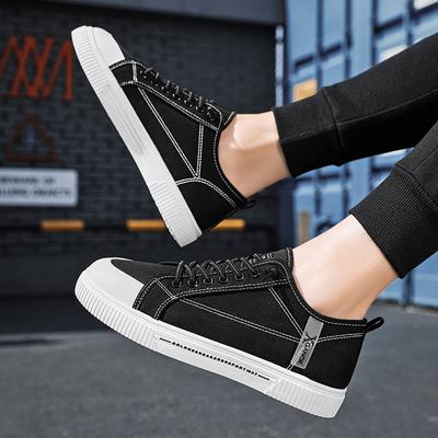 Canvas Shoes Men Sneakers Students Slip-on Male Vulcanized Shoes Flat Men's Casual Shoes Summer Breathable Running Sneaker