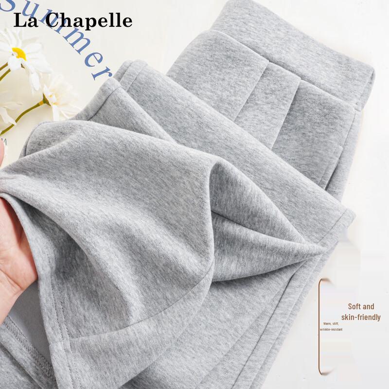 La Chapelle Women s High-Waisted Straight-Leg Casual Pants L