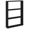 Wall Shelf Black 43 x 9 x 60 cm Particleboard
