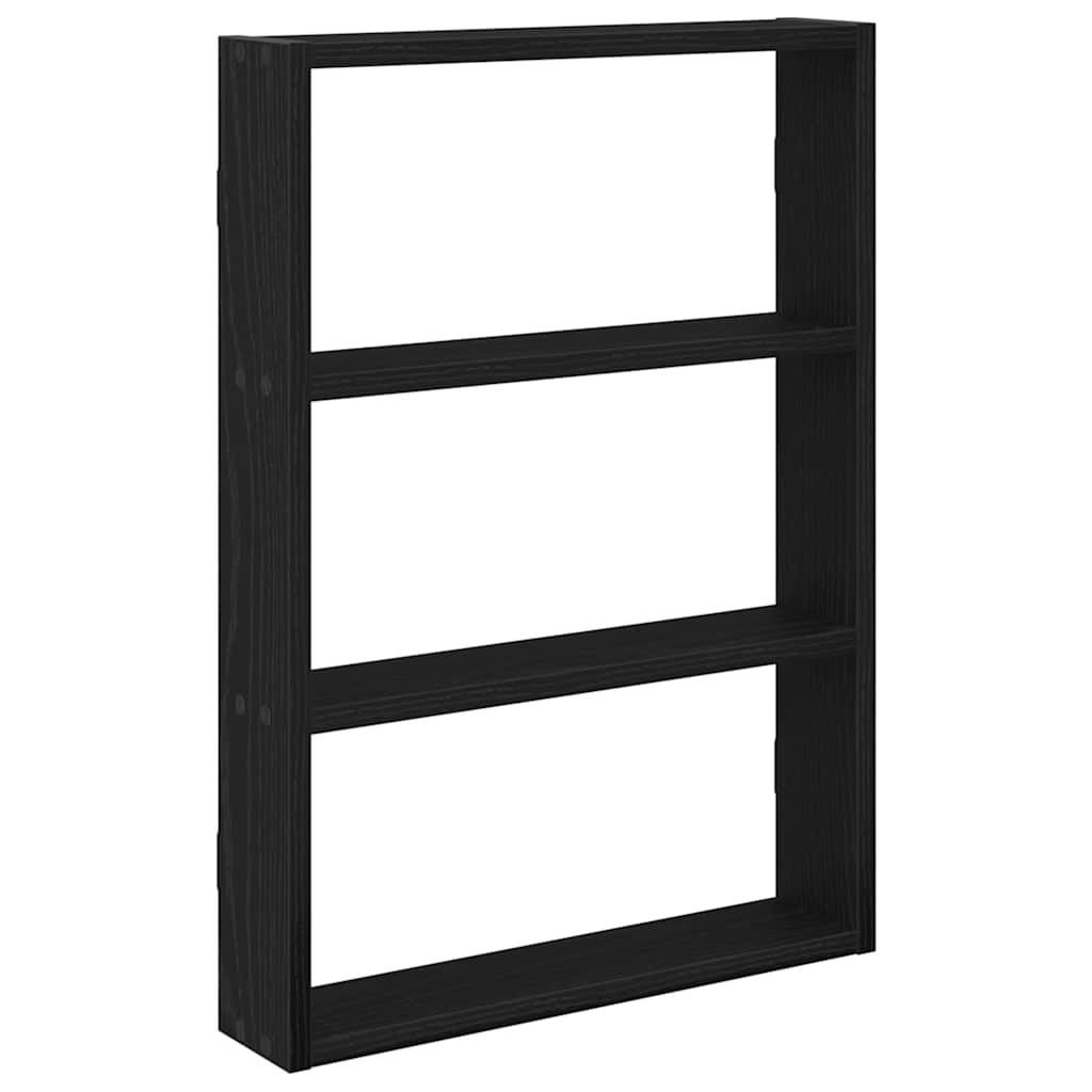 Wall Shelf Black 43 x 9 x 60 cm Particleboard
