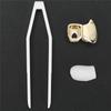 Fashionable Brass Hollow Hip Hop False Tooth Halloween Festival Hip Hop Tooth Decoration