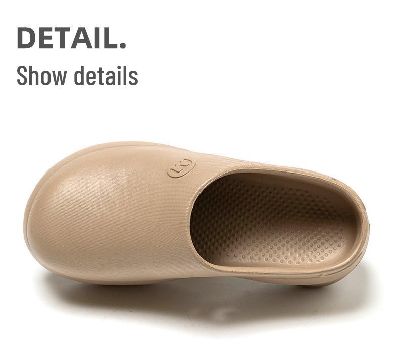 Unisex pantofle EVA s jedním páskem, uzavřenou špičkou, zdravotnické boty, plážové a kuchařské pantofle