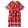 DIMANAF 2026 Donna Taglie Forti Estate Spiaggia Signora Abito Lungo Ampio Oversize Maxi Stampa Floreale Vestito Estivo Abbigliamento