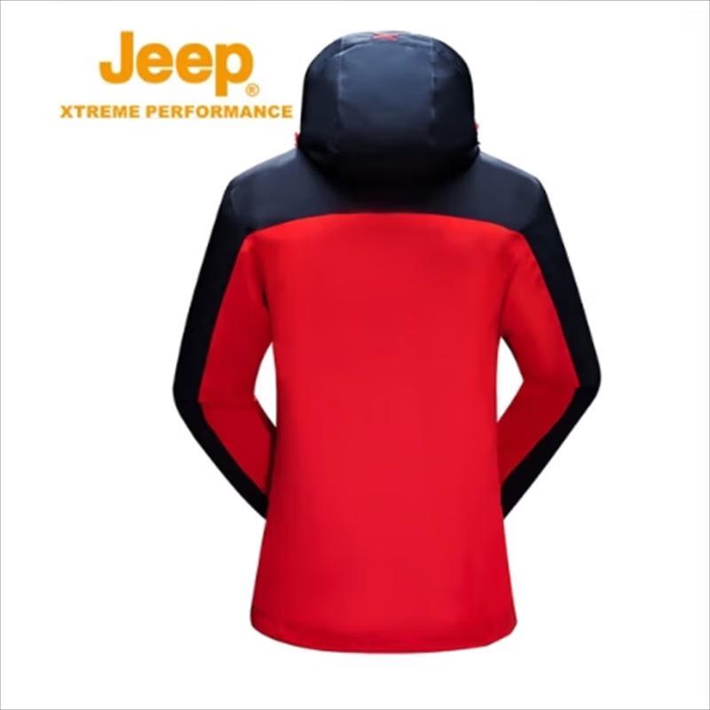 JEEP Women's 3-in-1 Fleece Colorblock Windproof Jacket