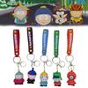 South Park Cartoon Keychain Pvc Pendant Bag Car Key Chain Creative Cute Character Accessory