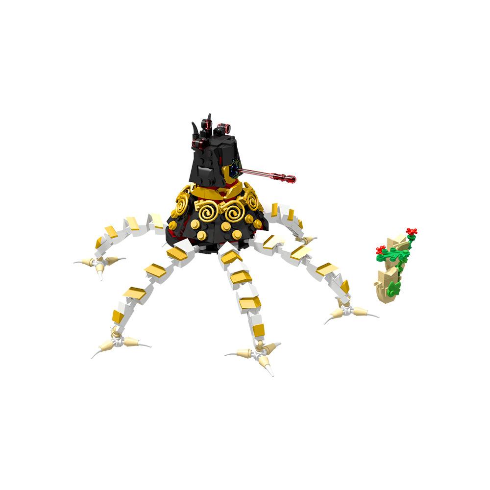 MOC Ruins Guardian Model Building Blocks Game Character Action Figure Construction Bricks Educational Toys Birthday Gift