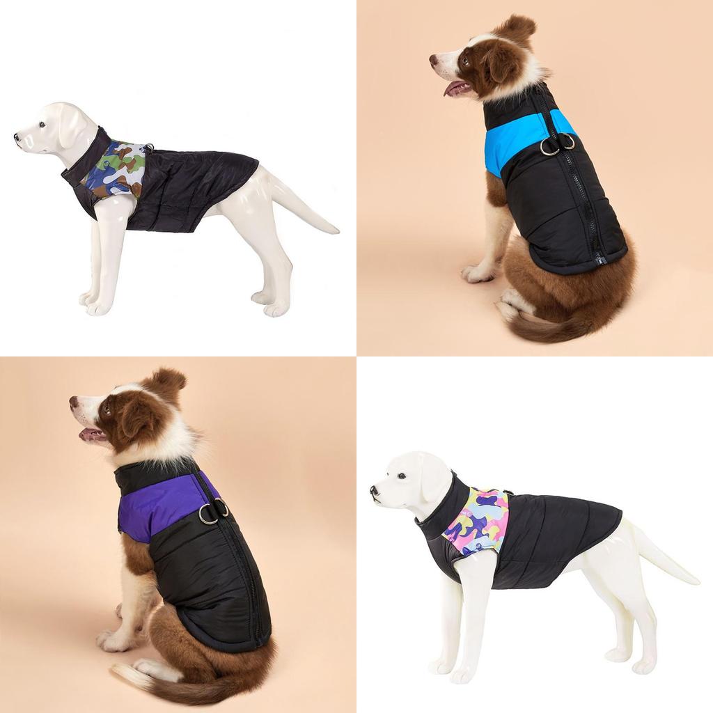 Gemütliche Winter Haustierkleidung Bekleidung Weste für große Hunde hält Ihren Welpen warm