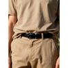 Men's Genuine Cowhide Rotating Buckle Belt, Double-Sided for Business Casual Wear