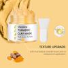 Maschera all'Argilla alla Curcuma per Illuminare e Pulire i Pori, Maschera all'Argilla Idratante Rassodante con Niacinamide per Tutti i Tipi di Pelle