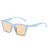 INS Hip-hop Style Fashion Korean Cat Eye Men Sunglasses Women Unisex With 7 Colors outdoor square Shade Eyewear