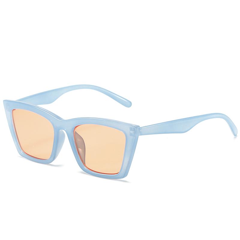 INS Hip-hop Style Fashion Korean Cat Eye Men Sunglasses Women Unisex With 7 Colors outdoor square Shade Eyewear