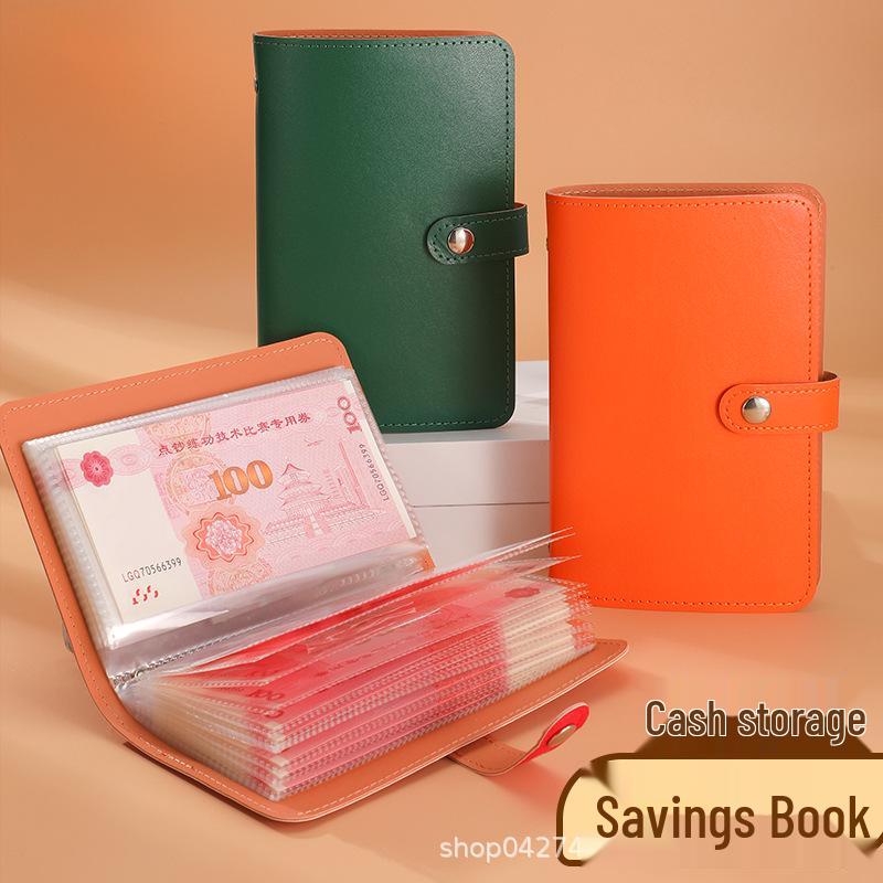 2025 Large Capacity Cash Savings Wallet: Financial Management & Accounting Book for Currency Storage