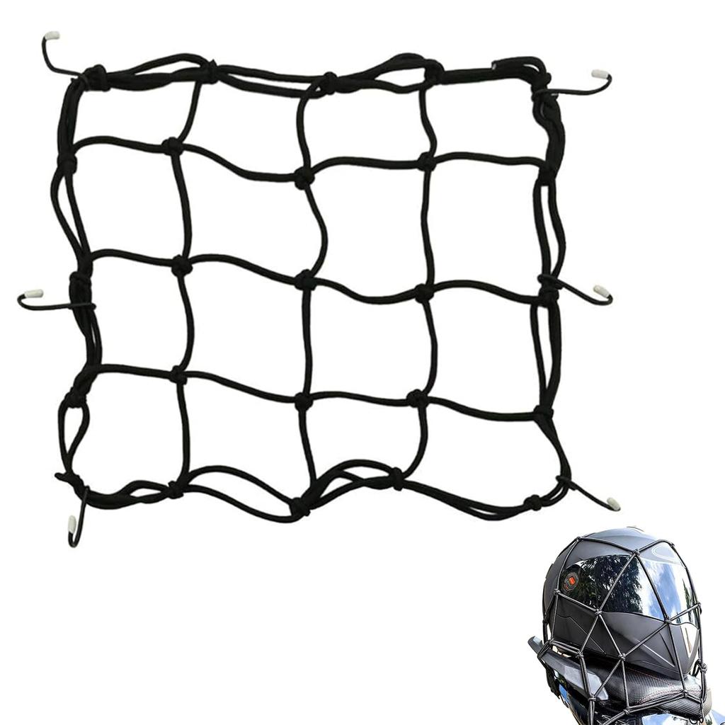 Meltryllis Touring Net, Bike Net, For Motorcycles, Stretchable, Luggage, Touring, Camping, Prevents Loads From