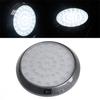 Universal LED Car Overhead Ceiling Dome Light Lamp Carbon Fiber Look Bezel Round