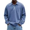 Men's 2025 Versatile Long-Sleeve Button-Down Polo Shirt