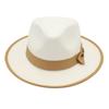 New Bow Top Hat Peach Heart Top Jazz Hat Men'S And Women'S Hemming Felt Hat Imitation Wool Woolen Hat Retro