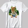 Disney Safari Mickey & Friends, Short Sleeve White-Black Men's / Women's T Shirt DE528