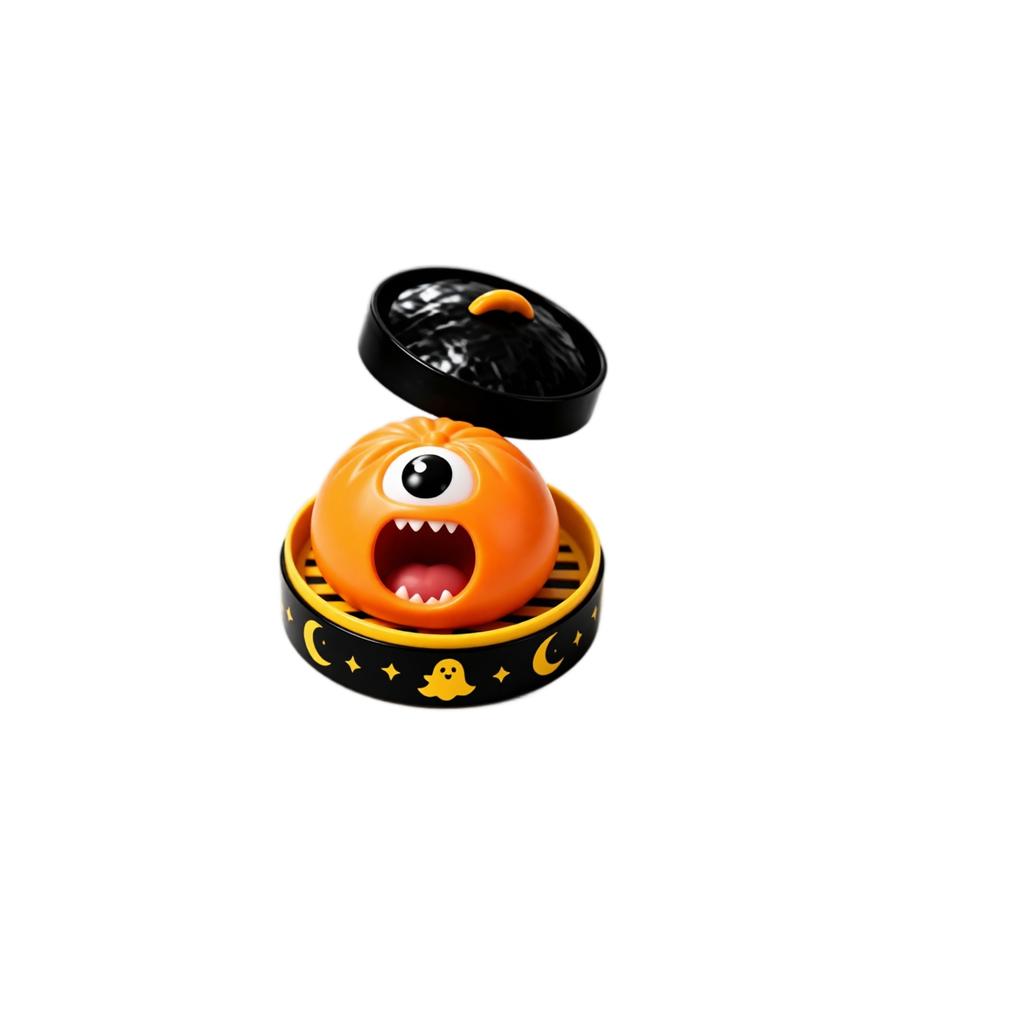 Halloween Stress Toys with Steamer Shape, 10-Pack
