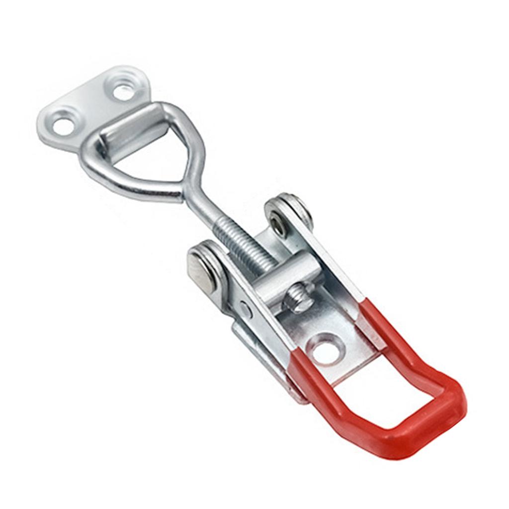 1Pc Toggle Latches Clamp Stainless Steel Pull Hasp Latches Large Hasp Clamp for Smoker Lid Jig Case Trunk Easy To Use