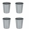 4pcs Portable Beer Mug Shatterproof Wine Cup Unbreakable Stainless Steel Cup Restaurant