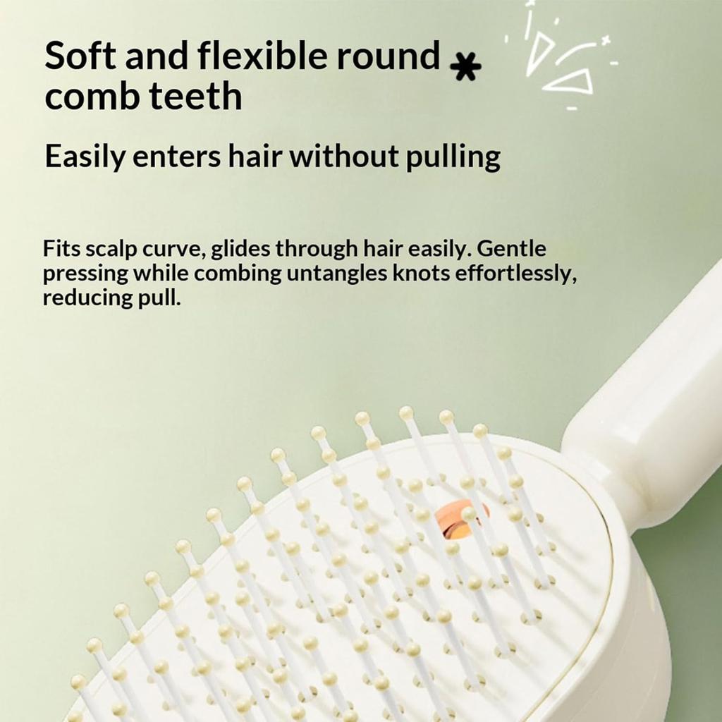 Electric Steam Hair Brush Comb & Mist Function Simultaneously Stronger Ion Technology Less Breakage No Residue for Beautiful Hai