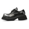 Original Design 2025 Spring New Street Style Black Leather Height Increasing Shoes For Men's Women Hombre Teenagers Daily Dress