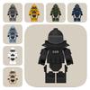 Compatible Minifigure Swat Doll Moc Bomb Squad Armor Third Party Military Eod Suit Accessories