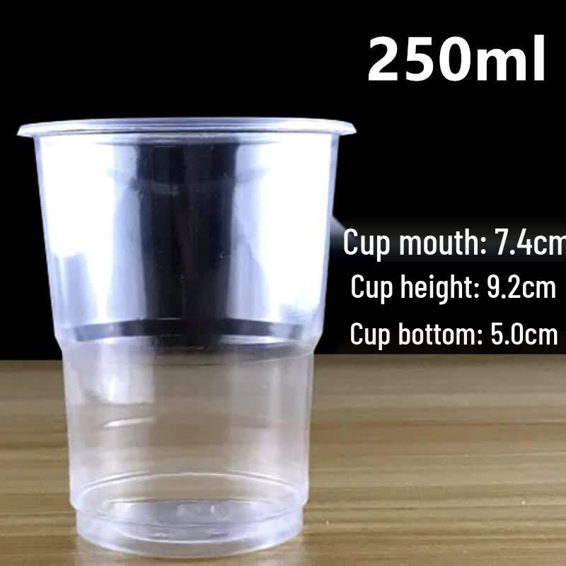 Xiehe 250ML Thickened Disposable Plastic Airline Cups