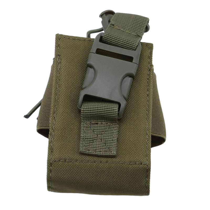 Tactical Radio Pouch Hunting Walkie Talkie Holder Interphone Hanging Bag Outdoor Molle Nylon Magazine Pouch Pocket