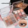 Color Highlight Eyeshadow Palette Shimmer Glitter Matte Luminous