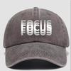The FOCUS Baseball Cap Is Adjustable Breathablehand-washedsuitable for Both Unisex and WomenIt Is Breathable and Adjustable