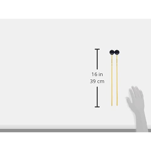 Saito Keyboard Mallet with Yarn Wrap, 110 Series [No. 112], Hardness: MH (Medium Hard), Rattan Handle: 37cm