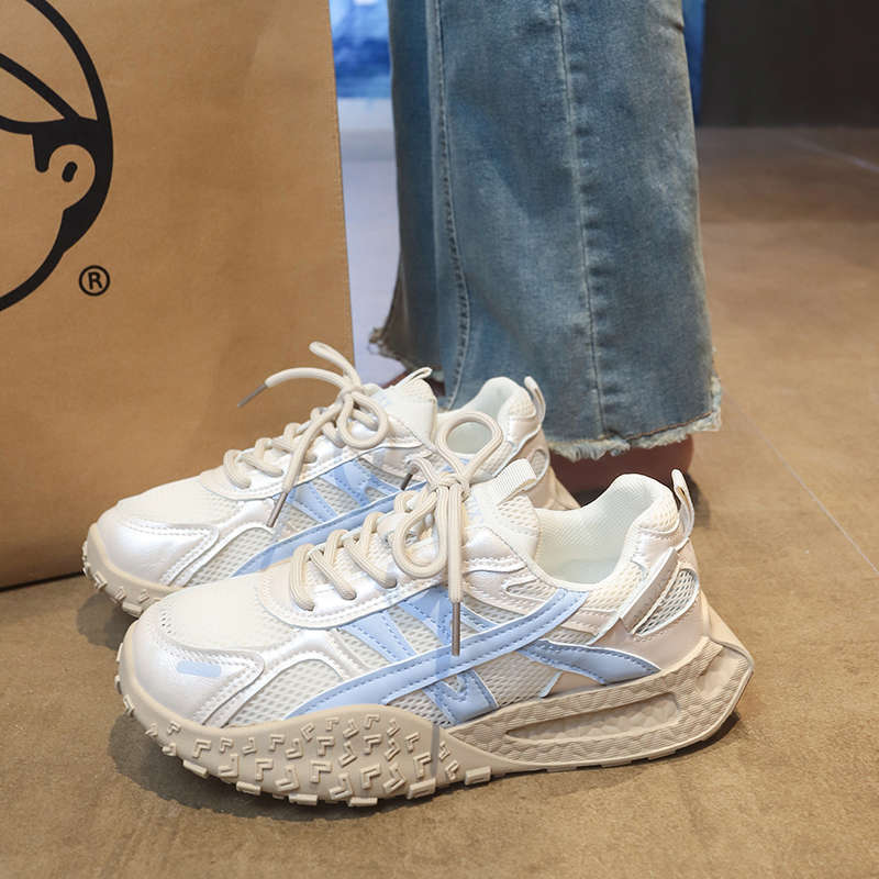 Sports mesh German training shoes women's summer and autumn new fashion casual comfortable breathable light Forrest Gump shoes women