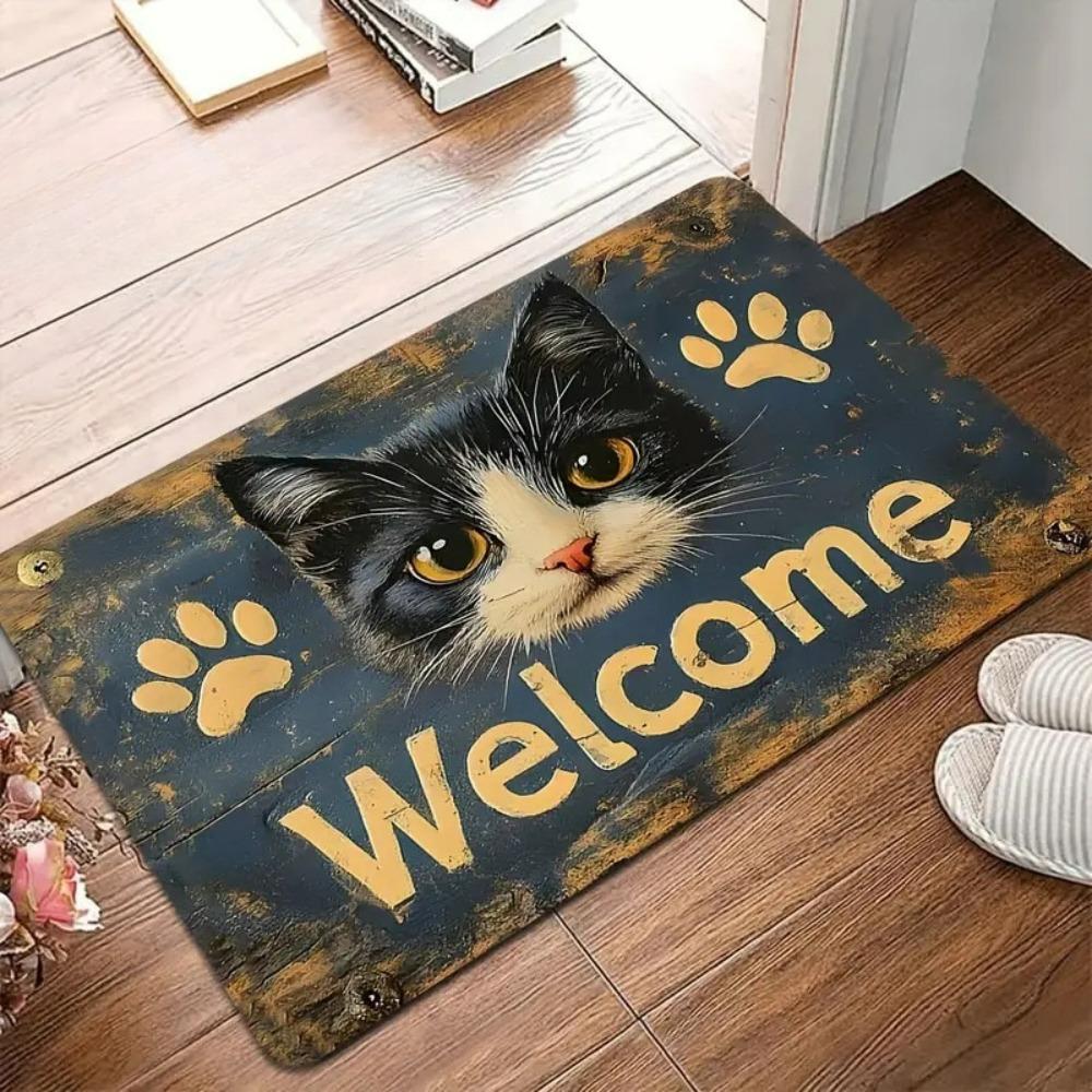 Sweet Home Welcome Doormat Please Remove Your Shoes Entrance Rug Non Slip Mat Cozy Home Living Room Bedroom Entryway Floor Mat