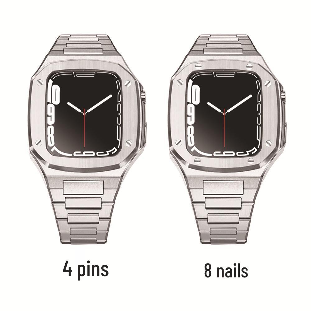 Compatible Audemars Piguet Mod Kit for Apple Watch S9 Case with 41/44/45mm iWatch S7/8/9 Protection