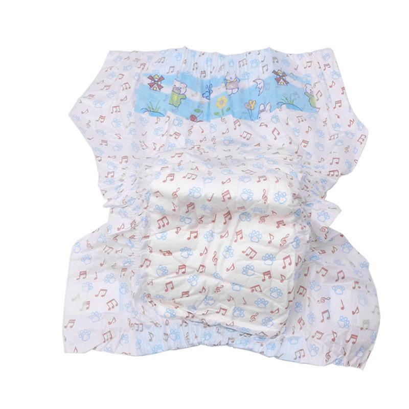 10PCS/Bag Disposable Dog Diapers Diaper For Dogs Pet Female Leakproof Nappies Puppy Super Absorption Physiological Pants